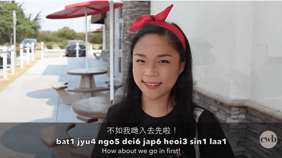 Brittany Chan dans une vidéo de vlog